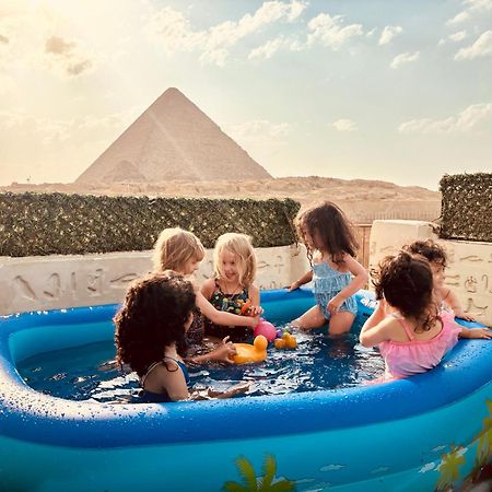 Solima Pyramids Inn Kafrat al Jabal Bagian luar foto