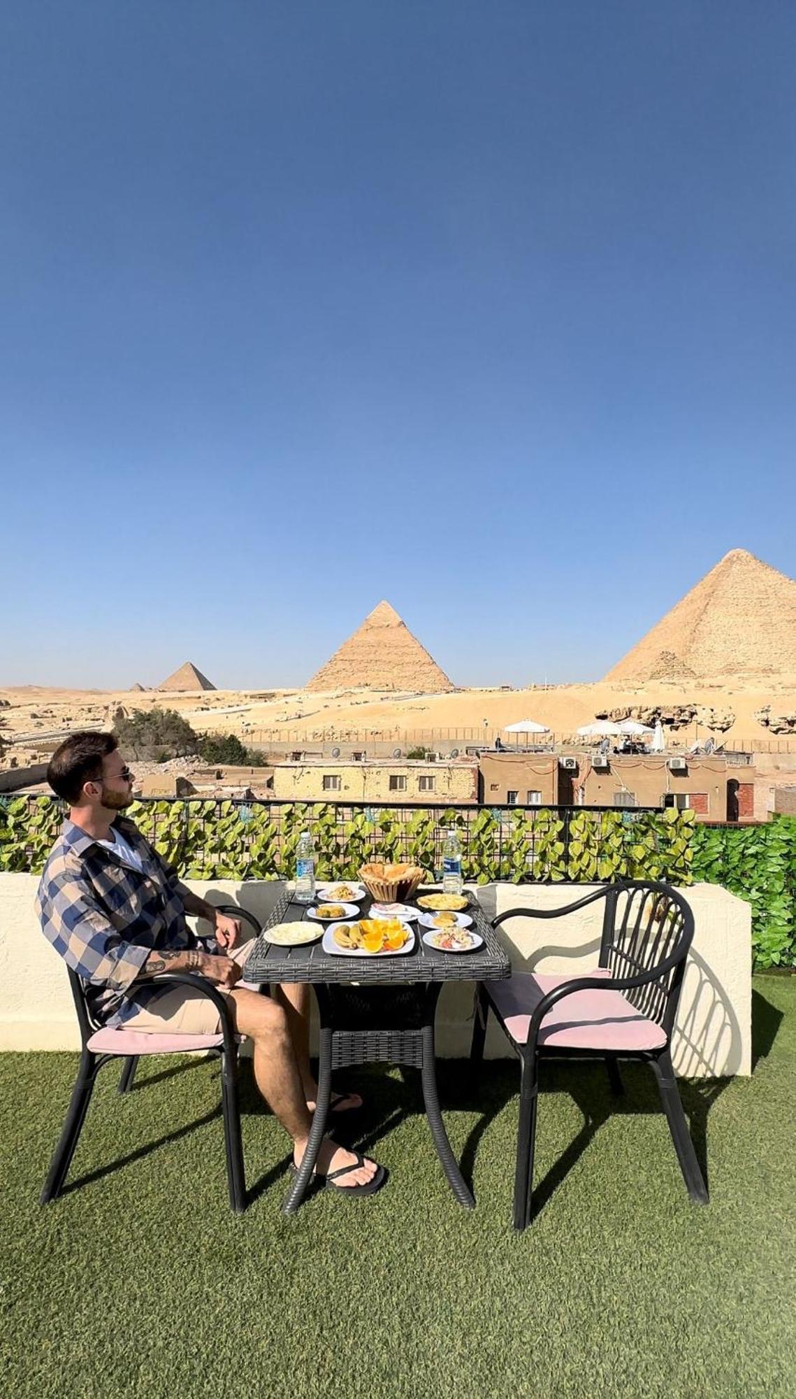 Solima Pyramids Inn Kafrat al Jabal Bagian luar foto