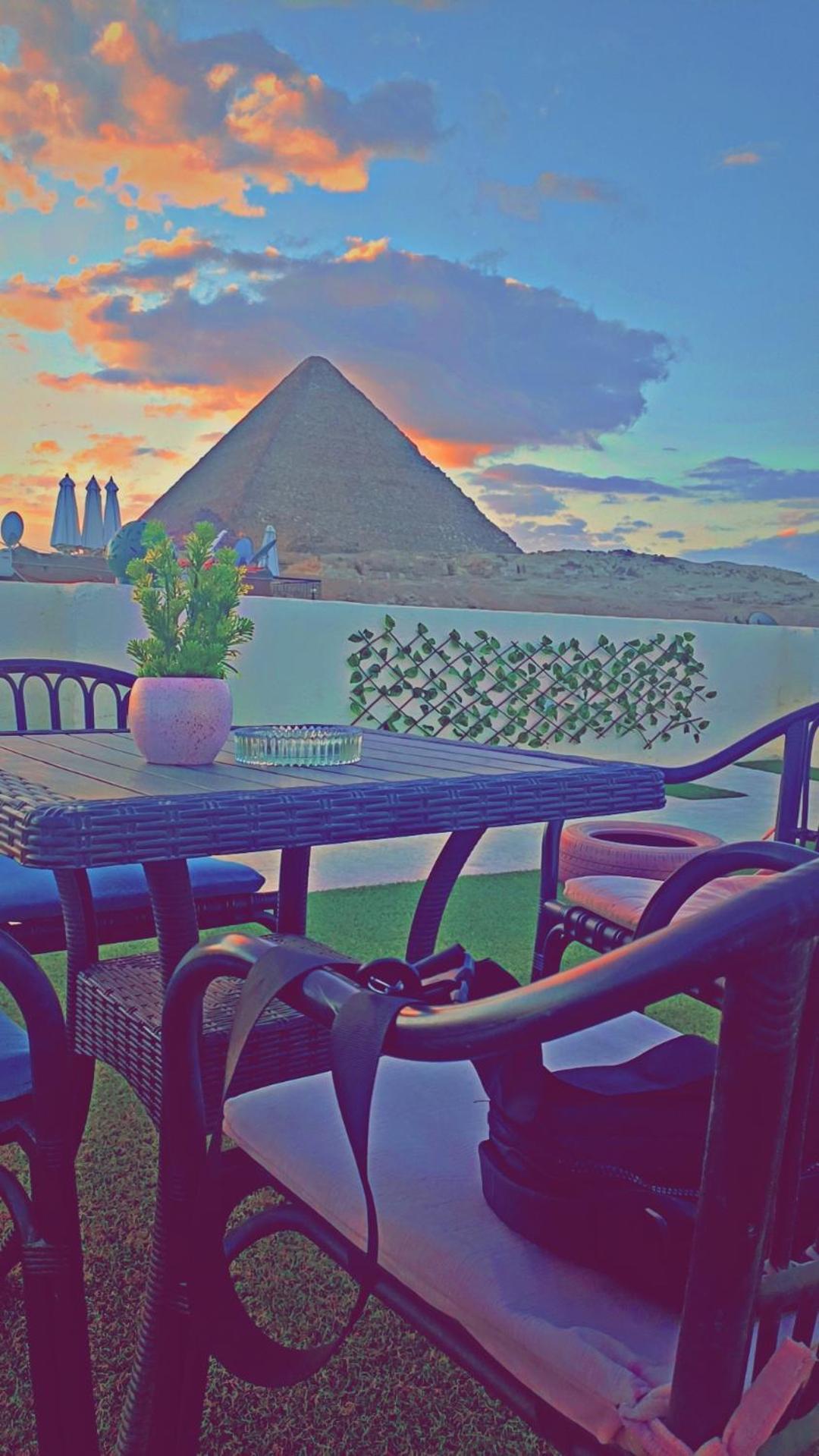Solima Pyramids Inn Kafrat al Jabal Bagian luar foto
