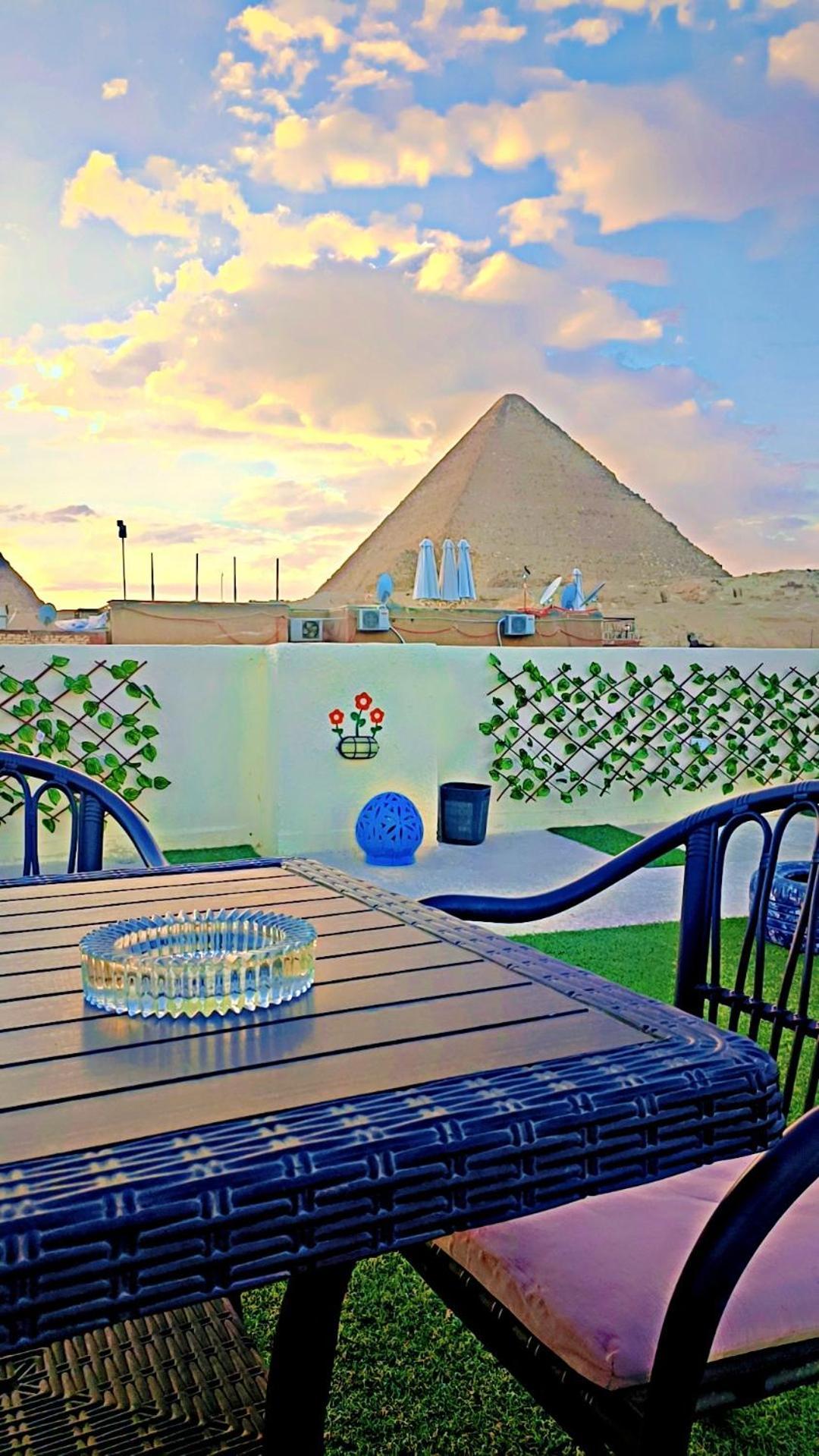 Solima Pyramids Inn Kafrat al Jabal Bagian luar foto