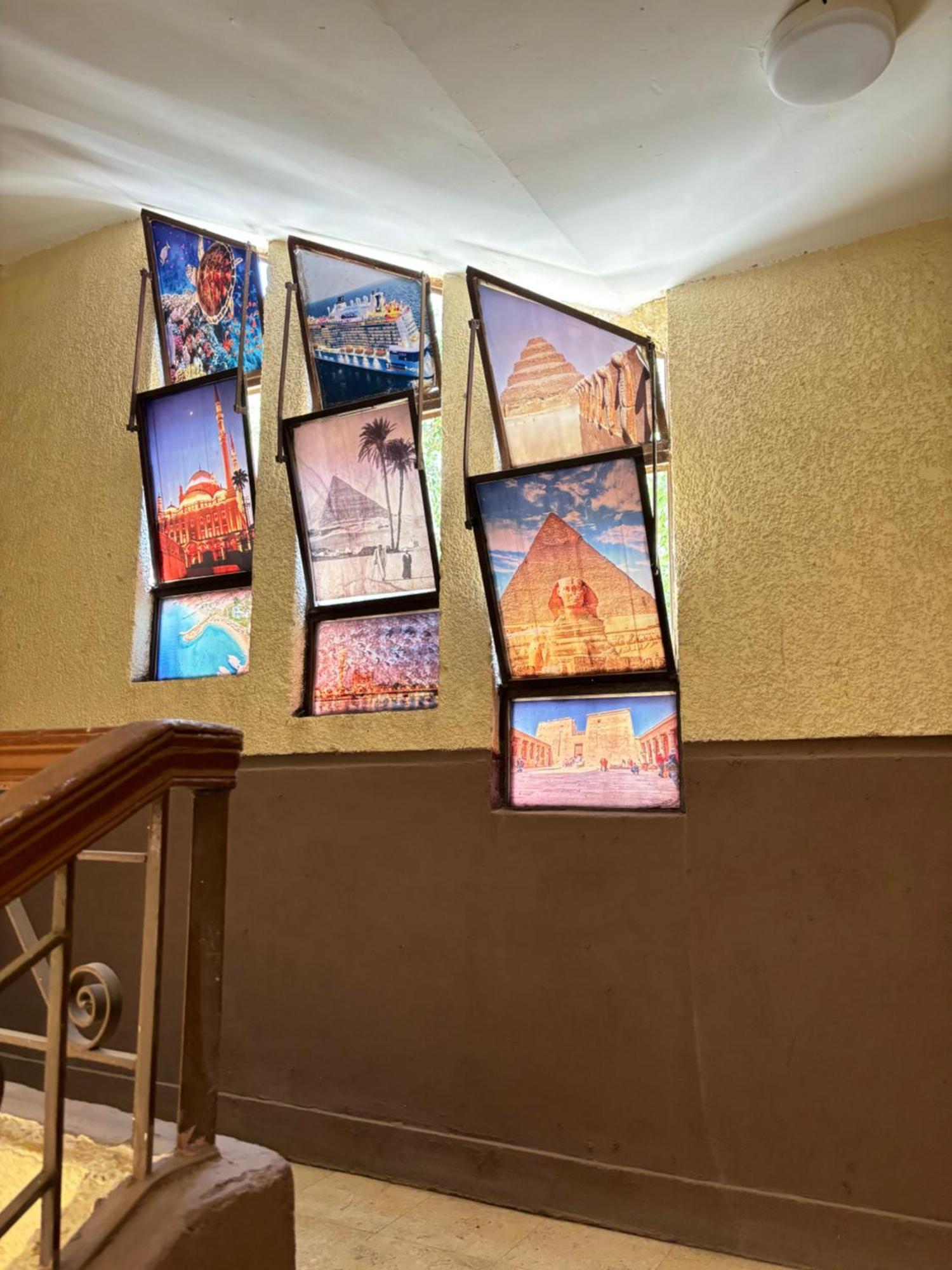 Solima Pyramids Inn Kafrat al Jabal Bagian luar foto